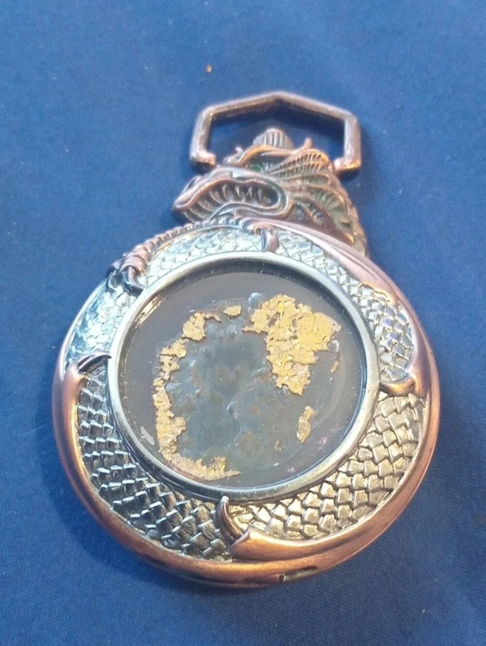 Vintage Boris Vallejo Mistress of Fire Pocket Watch from the Franklin Mint
